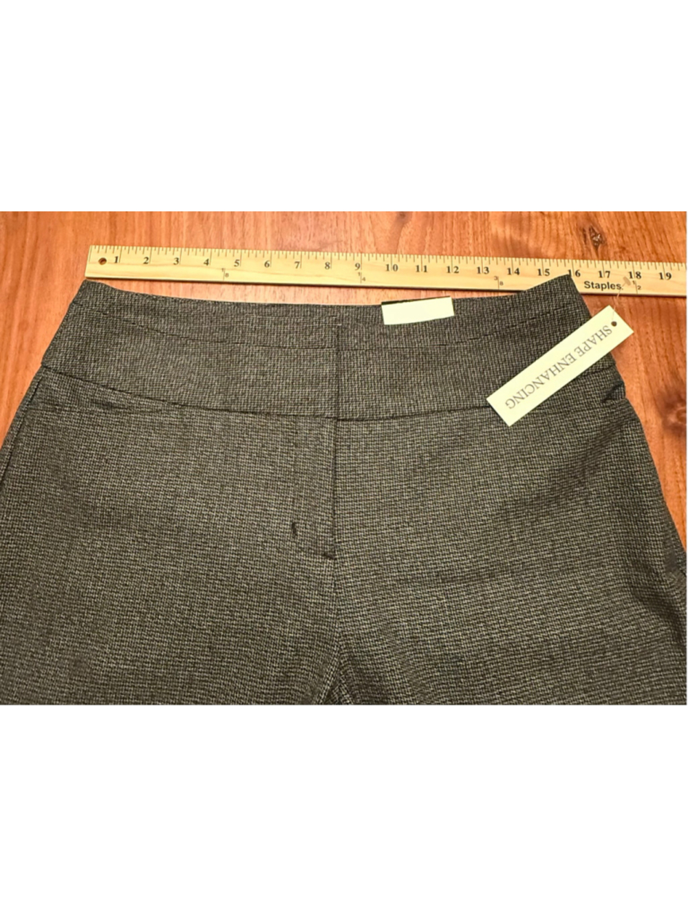 Cato Trousers Size 10 Grey Black Patterned Dress Pants NWT - Picture 8 of 12